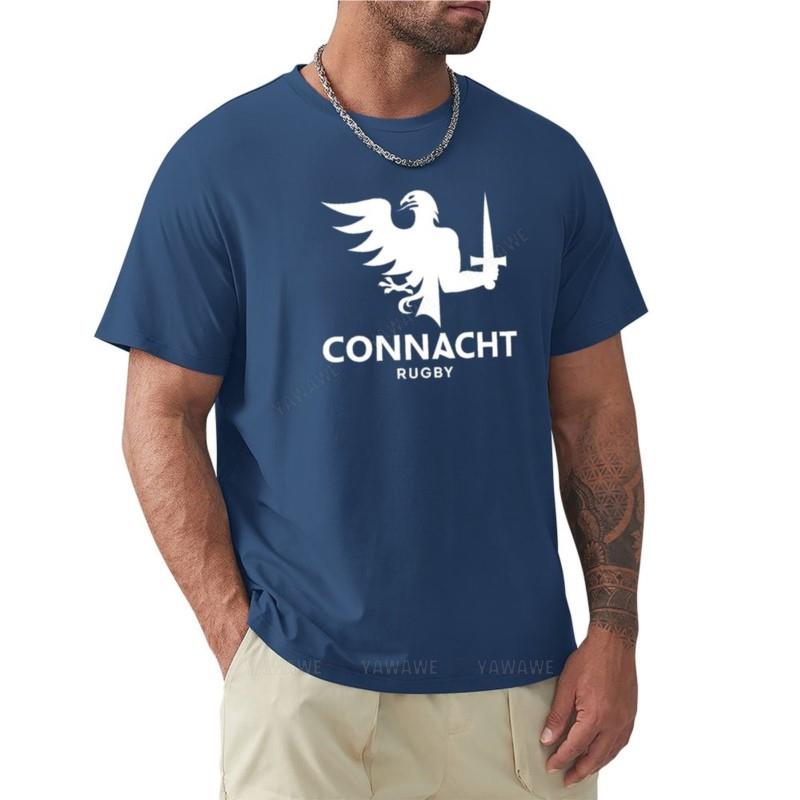 

Connacht Rugby в белой футболке Короткая футболка Графическая футболка Мужская одежда Черный хлопок Мужская футболка S