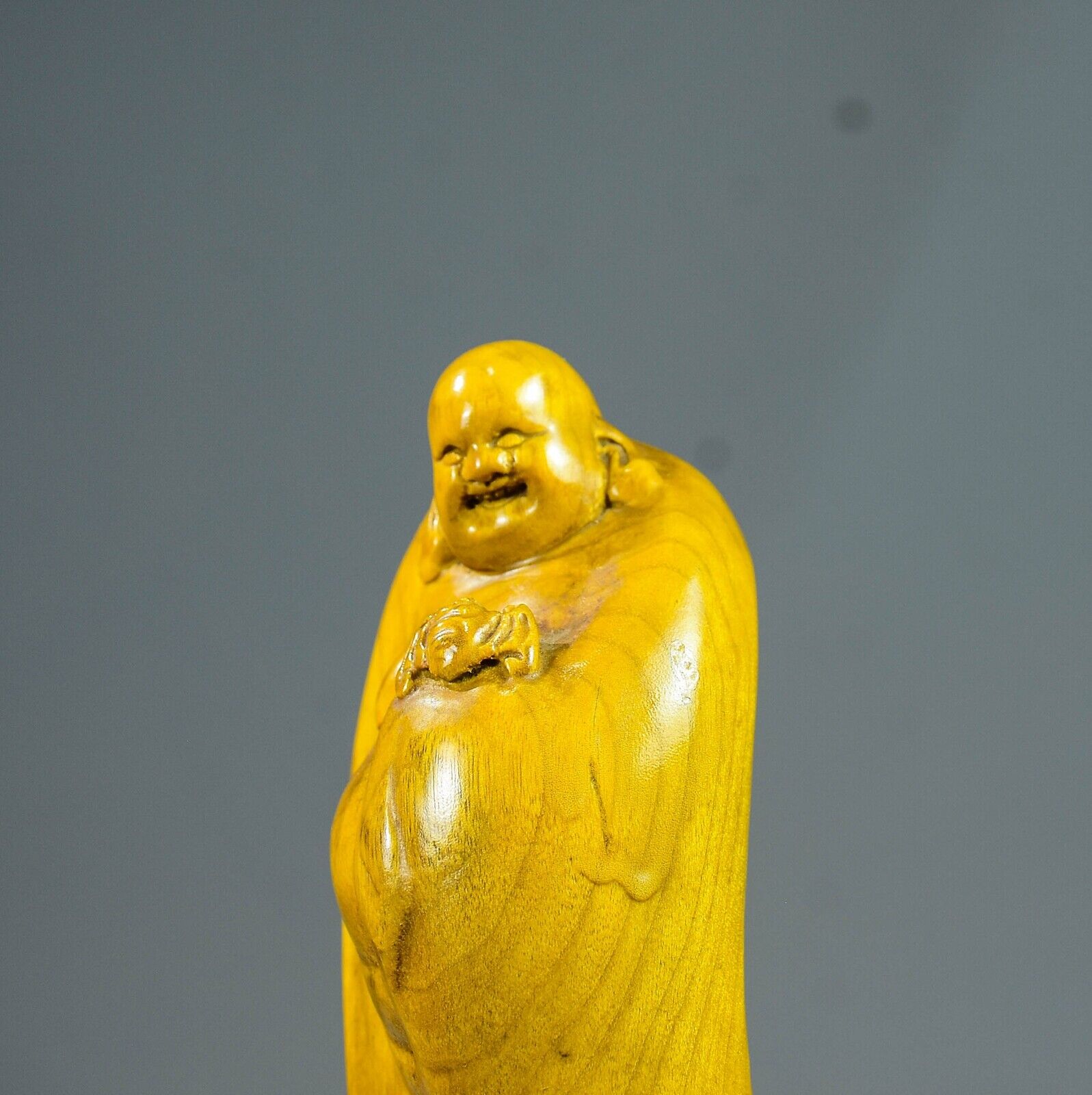 

Китайская резная деревянная статуя Будды Будда Майтрея Фигурки Деревянное искусство CHINA