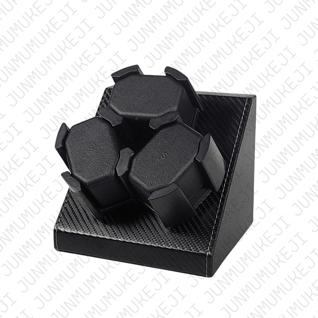 Watch Winder for Automatic Watches 6/4/3/2 Slots Watch Shaker Wooden Box Super Motor Blue LED Light Jewelry Store Display Box