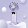 6000mAh Handheld Mini Fan 90° Foldable Rechargeable Cooling Fan 6 Speed Wind LED Digital Display Rechargeable Fan Summer