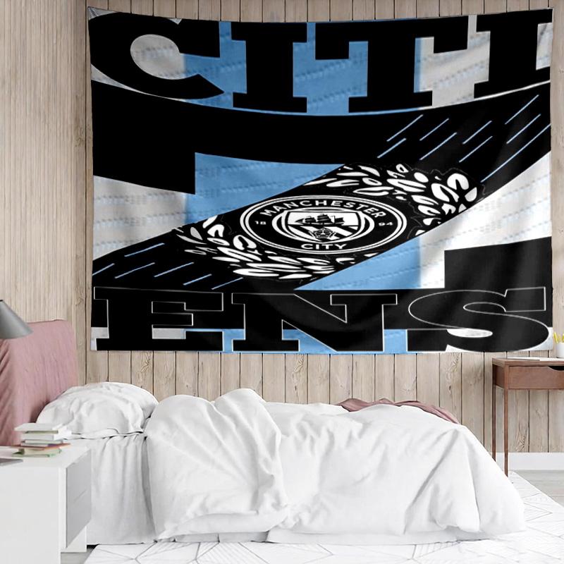 City Football Club Printed Printed Tapestry, for Bedroom,Livingroom, dormitory, Large Wall Decor, Fabric Decor Fan Birthday Gifts