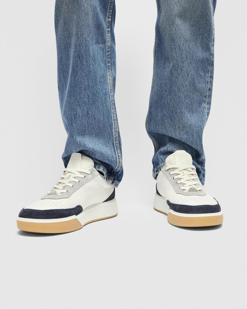 ECCO Street Coat, Genuine Leather, Men's Casual Sneakers, EU43