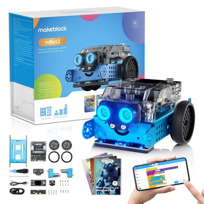 Makeblock mBot2 Programlama Robotu Çocuklar İçin Kodlama Robotu Scratch Python AI Öğrenme Robotu Programlama Desteği ile WiFi IoT AI Teknolojisi Öğrenin