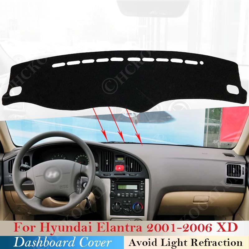 

Полиэстер для Elantra 2001 2002 2003 2004 2005 2006 XD приборная панель автомобиля солнцезащитный ковер крышка приборной панели защитная накладка