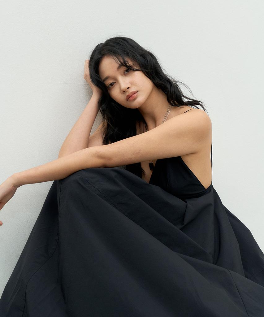 MAKE A TOAST Summer Holiday Maxi Dress Black Mbesop002Bk