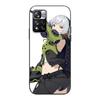 Anby Demara Zenless Zone Zero Case for Xiaomi Redmi 10A 10C 9C 12C 9A 9i 10 12 9 Prime 9T K40 Pro Black Soft TPU Phone Bag Cover