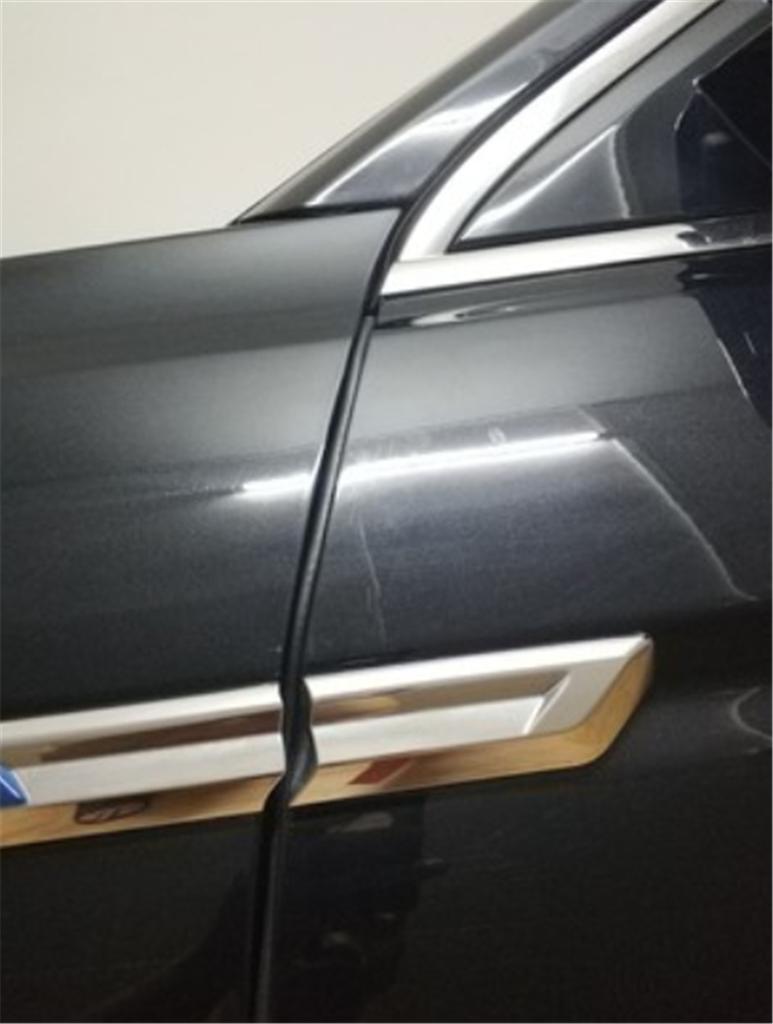 Universal 2pcs Car Styling A Pillar Seal Strip Sticker Soundproofing Waterproof Sealing Sticker Exterior Automobiles Accessories