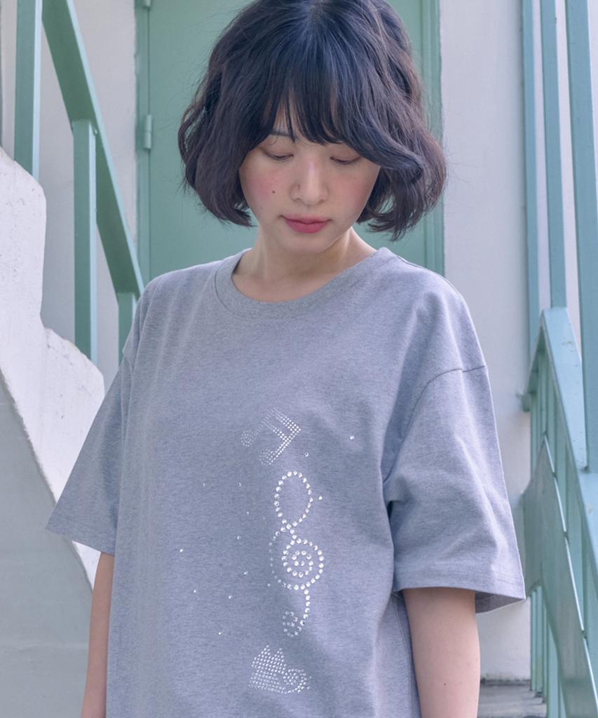 AMBLER Crystal Clef Hotfix Short Sleeve T-Shirt As1318 (Melange)