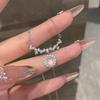 Star Lighting Necklace Female Ins Niche Design Light Luxury Senior Student Versatile Full Diamond Collarbone Chain