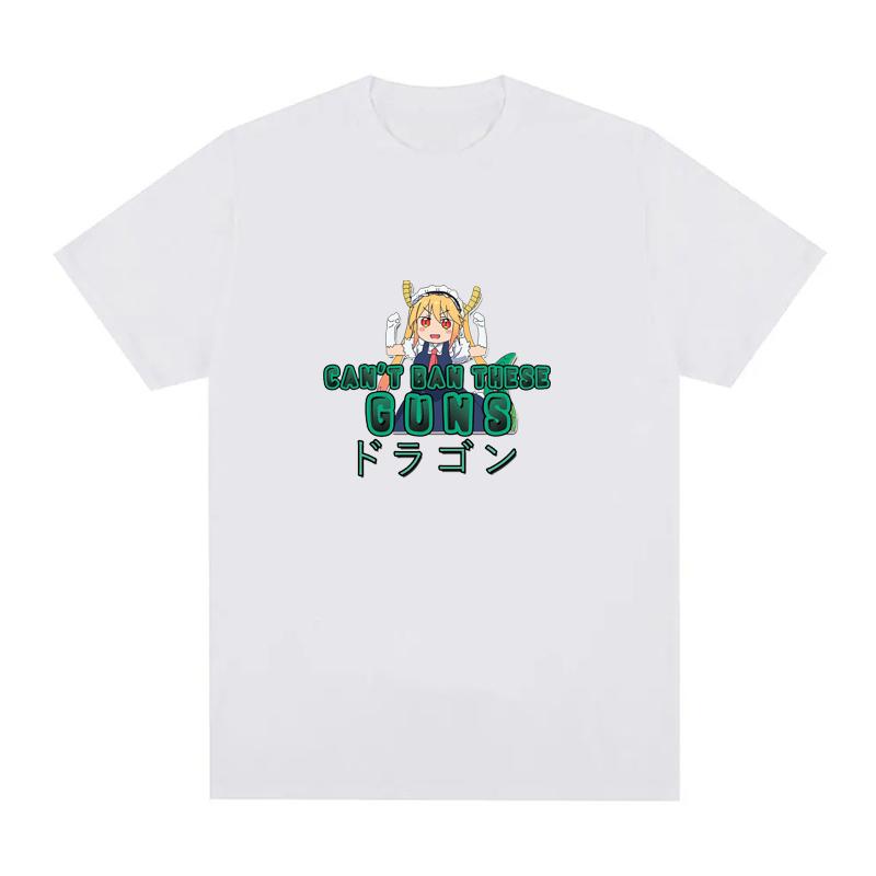 Miss Kobayashi Dragon Maid Kawaii Maidservant Tohru Funny Anime T Shirt Men Women Cotton Casual T Shirt O-Neck EU Size Tees