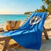 Telo Mare Manchester City Fc Super Morbido Microfibra Tessuto Asciugatura Rapida Confortevole Leggero Adatto per Nuoto, Palestra, Campeggio, Yoga Vacanza