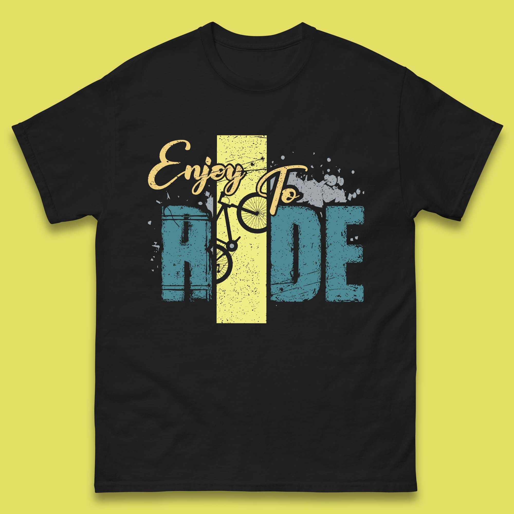 Enjoy To Ride Mens T-Shirt Womens Tops Tees XL