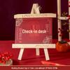 Wedding Guest Sign-in and Gift Registry Card for Bride and Groom
