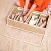 Home Storage Shoe Box Non Woven Fabrics Home Long Boots Storage Box Foldable Thick Transparent Window Storage Box