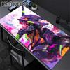 Anime Evangelions Mouse Pad 900x400mm Speed Gamer Keyboard Mausepad Cool EVA-01 Non-slip Rubber Deskmat PC Gaming Accessories