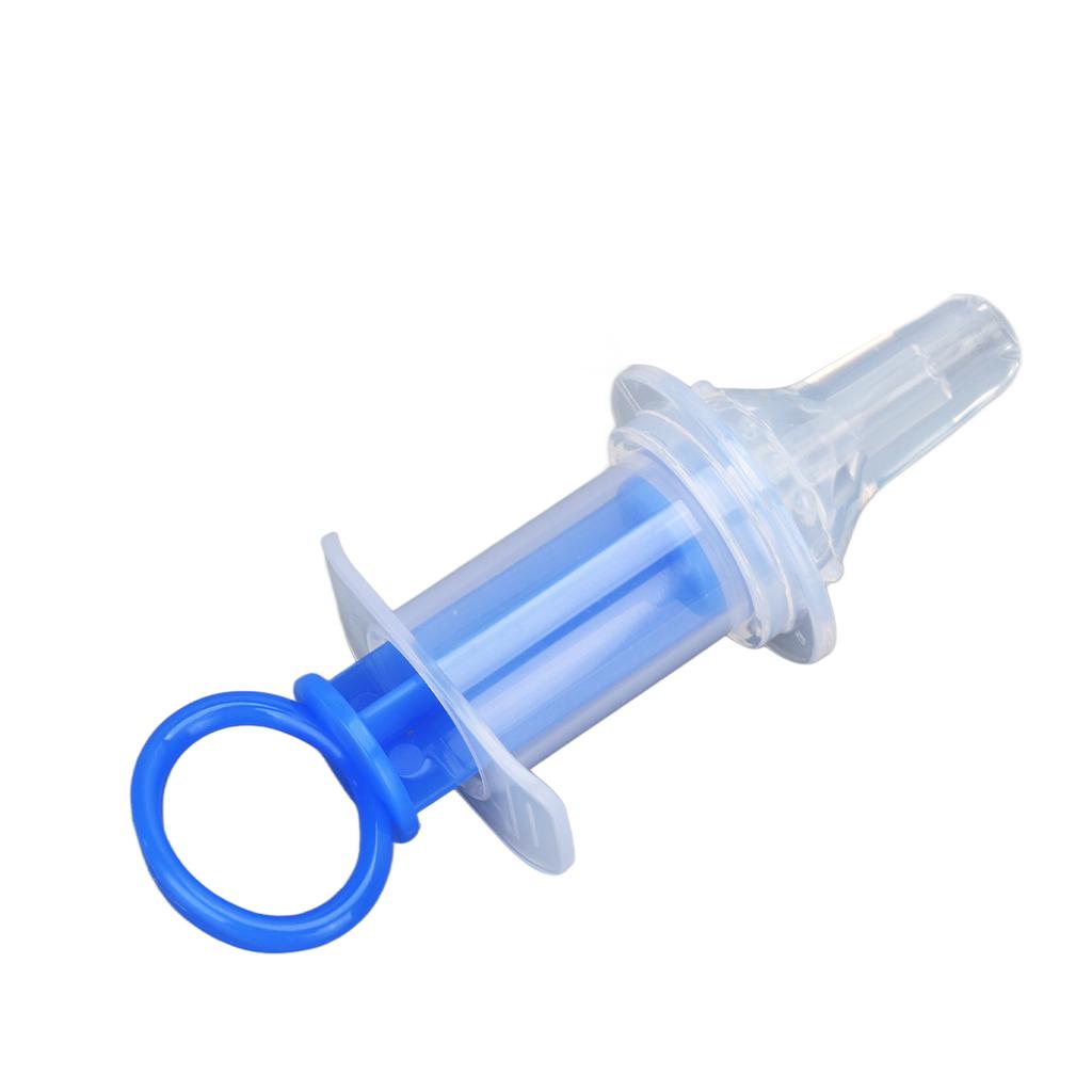 Baby Medicine Dispenser with Silicone Pacifier Chokeproof Syringe Type Pet Feeding Syringe Reusable Oral Liquid Feeder