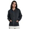Womens Fleece-Lined Hooded Sweatshirt Winter Warm Loose Fit Zip-Up Jacket Casual Sport Outdoor