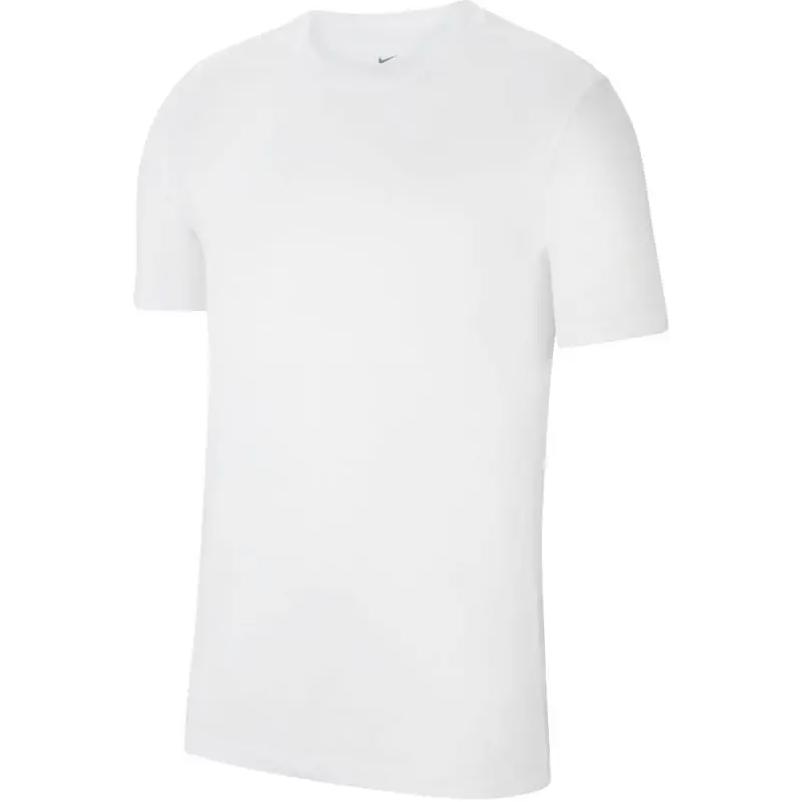 Nike Solid Color Sport Crew Neck Tee Men Tops White CZ0881-100