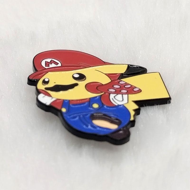 Pikachu Enamel Pin Lapel Pins for Backpacks Brooches Iron Badges Fashion Brooch for Clothes Jewelry Gifts