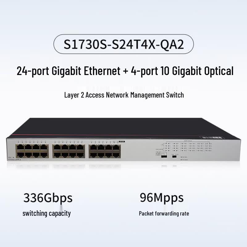 Huawei S1730S-S24T4X-QA2 24-Port Gigabit 4-Port 10G Fiber Web Managed Switch