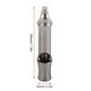 Titanium Whistle Portable Whistle Survival Whistle for Outdoor Sports Competition Emergency Hiking Camping Pet Training