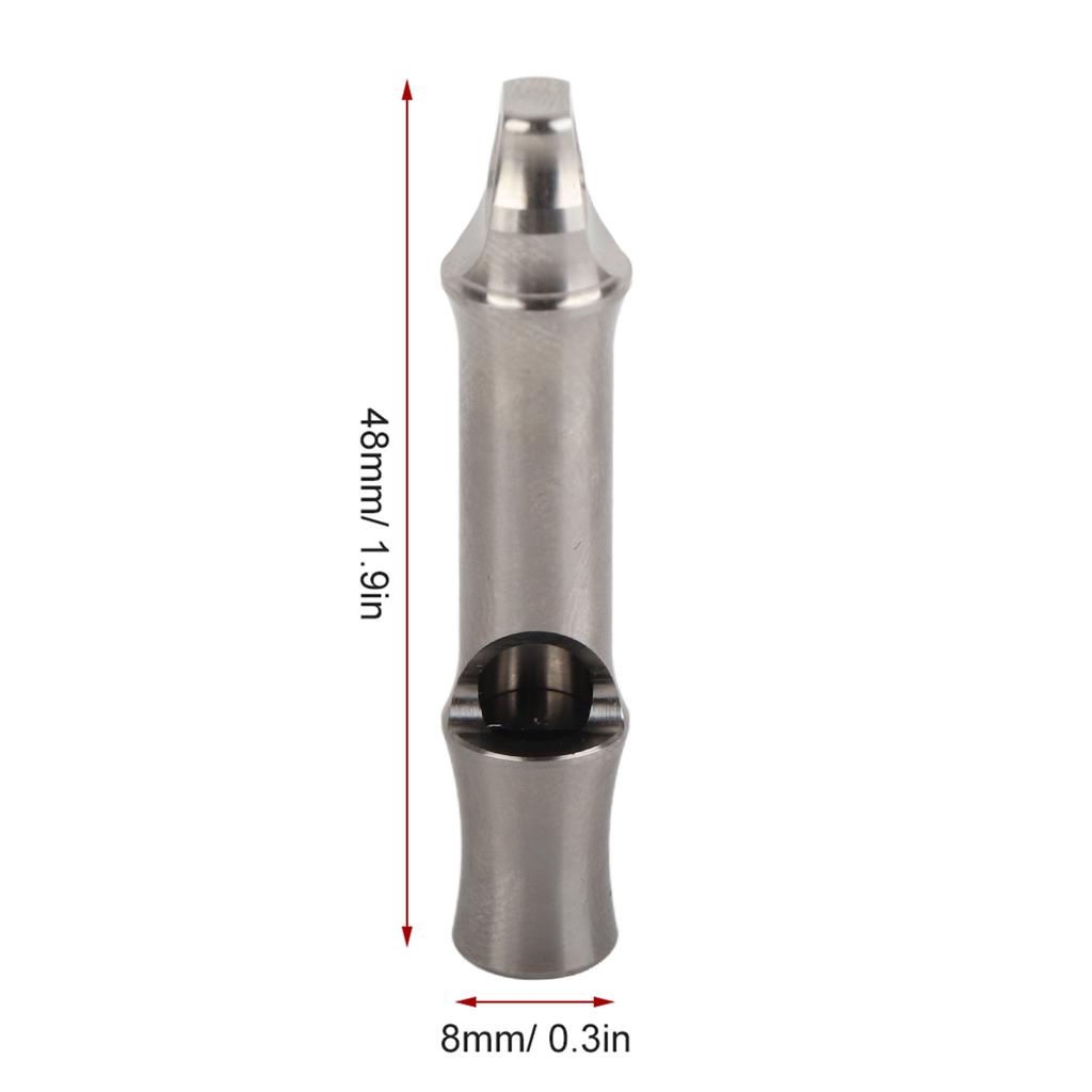 Titanium Whistle Portable Whistle Survival Whistle for Outdoor Sports Competition Emergency Hiking Camping Pet Training