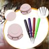 Watch Oiler Set Oil Cup 4 Pens Lubricant Tools Assortment Supplies Maintenance Watchmaker
