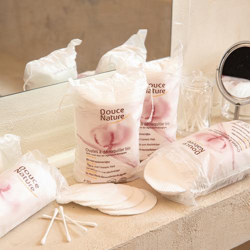 [Douce Nature] French Organic Cotton Cleansing Pads - 3 X 50 Sheets (20230310-01)