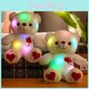 Entzückender leuchtender Teddybär mit süßer Stickerei und Herzdesign für Geschenke