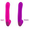 Duální vibrátor Dildo Vibrátor bez řemínku pro ženy Silikonové Sexuální hračky pro dospělé G Bodový klitoris