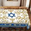 Jewish Star of David Table Cloth for Table Decor Home Kitchen Dining Waterproof Reusable Tablecloth for Tables Indoor Outdoor