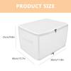 Household Storage Box Foldable Clothes Organizer With Zipper Large Capacity Multi-Grid Sock Underwear Organizer Wardrobe Cabinet