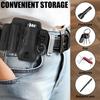 Multitool Sheath, Leather Tool Pouch with Belt Clip, EDC Pocket Organizer Holder, Belt Organizer Multitool Holster for Flashlight, Pen and Keys