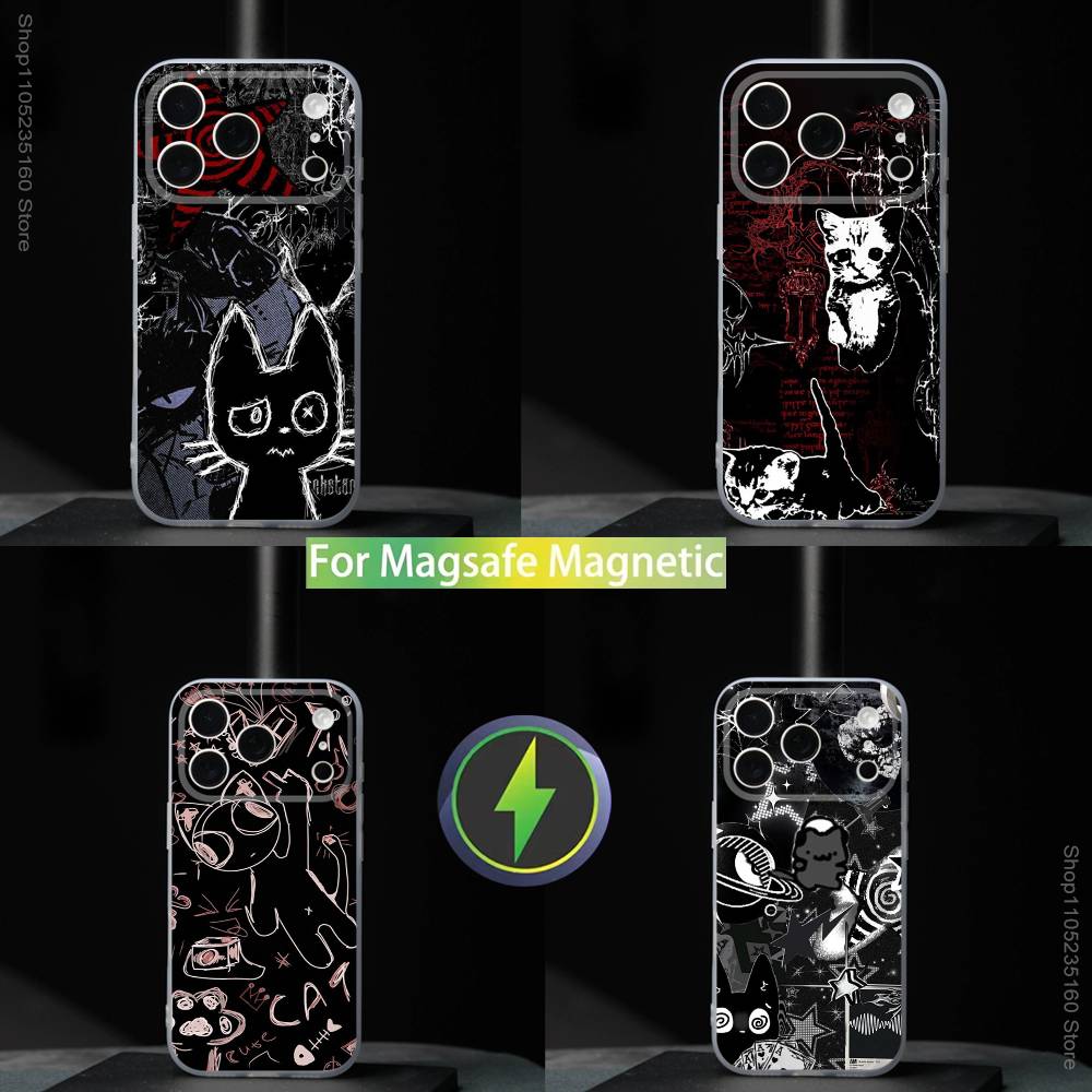 Fashion Star y2k G-Girl For iPhone 11,12,13,14,15,16,17,Pro,Max,Plus,Mini,SE4,E Phone Case With Magsafe Wireless