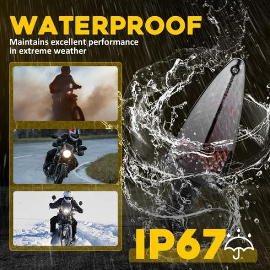 Pair Motorcycle LED Turn For Light Signal BMW F800GS Smoked S1000RR F800S Lens