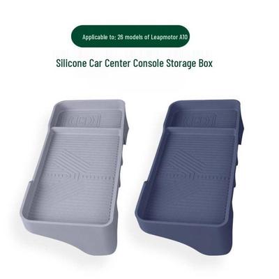 Car Storage Box & Rear Seat Organizer - Shockproof Silicone Accessory for Leapmotor A10 Screen (Fits 26 Models)