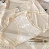 Miiow Women's Lace Ice Silk Sexy Antibacterial Briefs