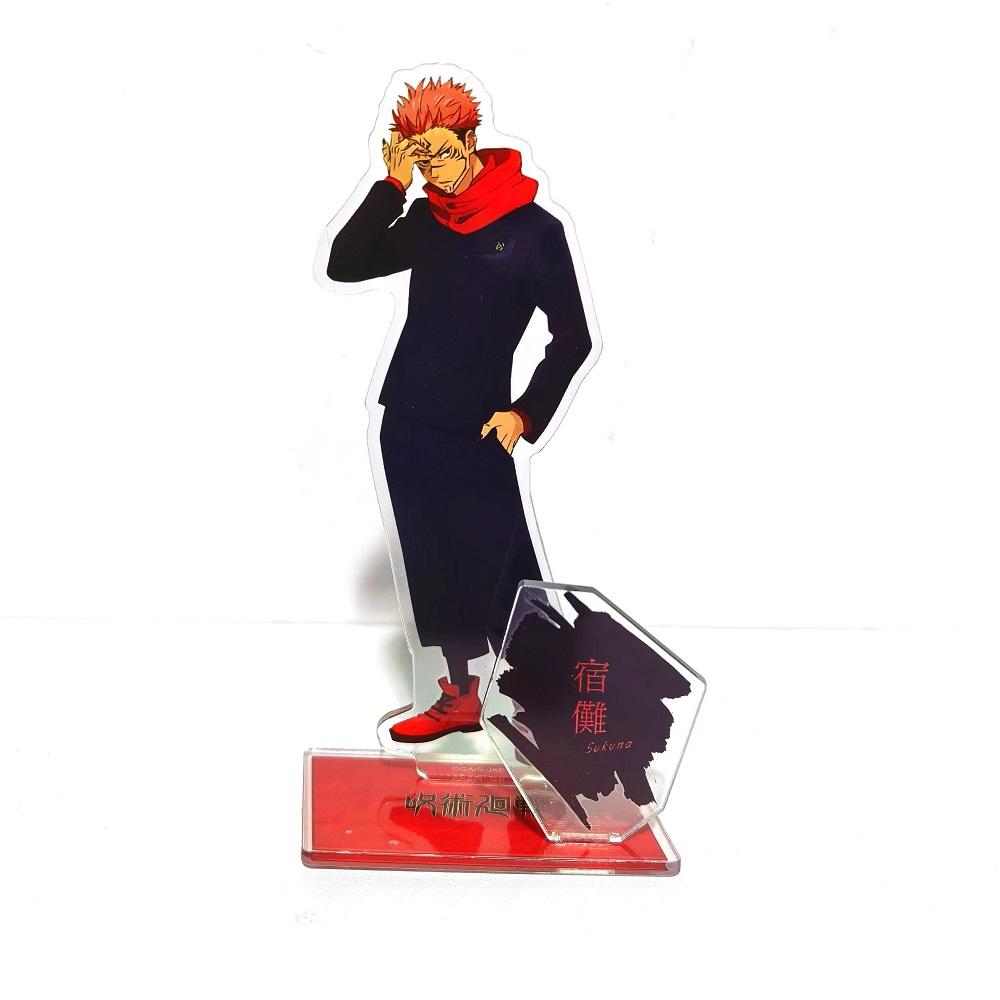 Anime Jujutsu Kaisen Gojo Satoru Geto Suguru Megumi Yuji Nobara Ieiri Shoko Acrylic Stand Doll Game Figure Model Plate Cosplay Poseable Articulated