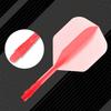 5Pcs Dart Flights Integrated Dart Shaft and Flights Transparent Integrated Dart Shaft and Flights Dart Accessories Set