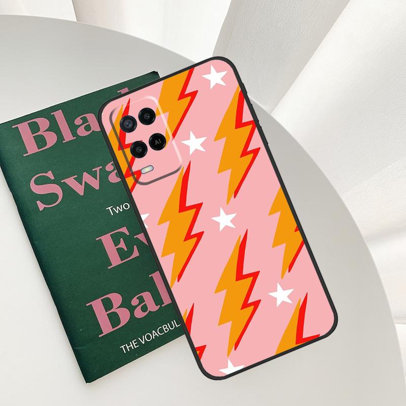 Lightning Bolt Case For Oppo A15 A16 A17 A52 A72 A76 A96 A54 A74 A94 A54S A57S A58 A78 A98 A57 A77 Cover
