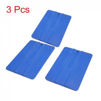 3pcs Blue Car Vinyl Film Tinting Tools Window Scraper Squeegee Application