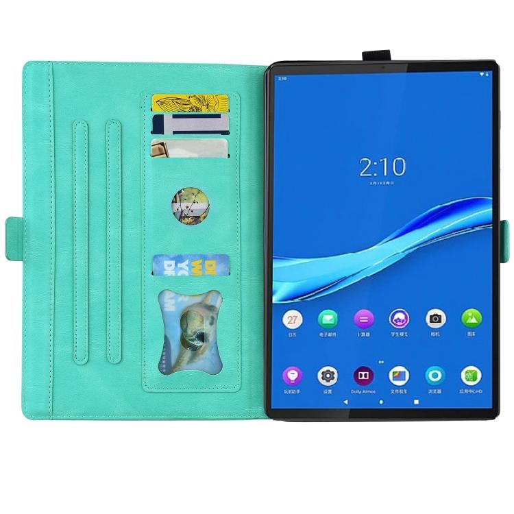 For Lenovo Tab M10 Plus TB-X606F TB-X606X Love Butterfly Mønster Horisontal Flip Lærveske med Holder