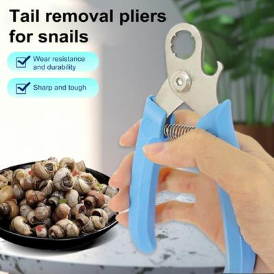 Snail Tail Cutter with Bottle Opener Professional Snail Scissors Multi-functional Snail