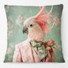 Fashion Chic Floral Animals Posters Cushion Cover Tiger Leopard Highland Cow Cockatoo Cat Dog Print Pillow Case