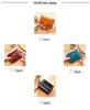 2025 Women's Retro Oil Wax Leather Accordion Wallet - Multi-Card Slot, Zipper, Short Style