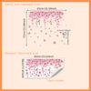 Pink Flowers Vine Birds Window Stickers Reusable Mural Double-Sided Wall Decals Home Decor Window Glass Static Sticker