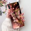 Per iPhone X XS Custodia Popolare Fiore Farfalla Morbido Trasparente Silicone Sottile Cover Posteriore Per iPhoneXS Max XR Custodia iPhoneX Bumper