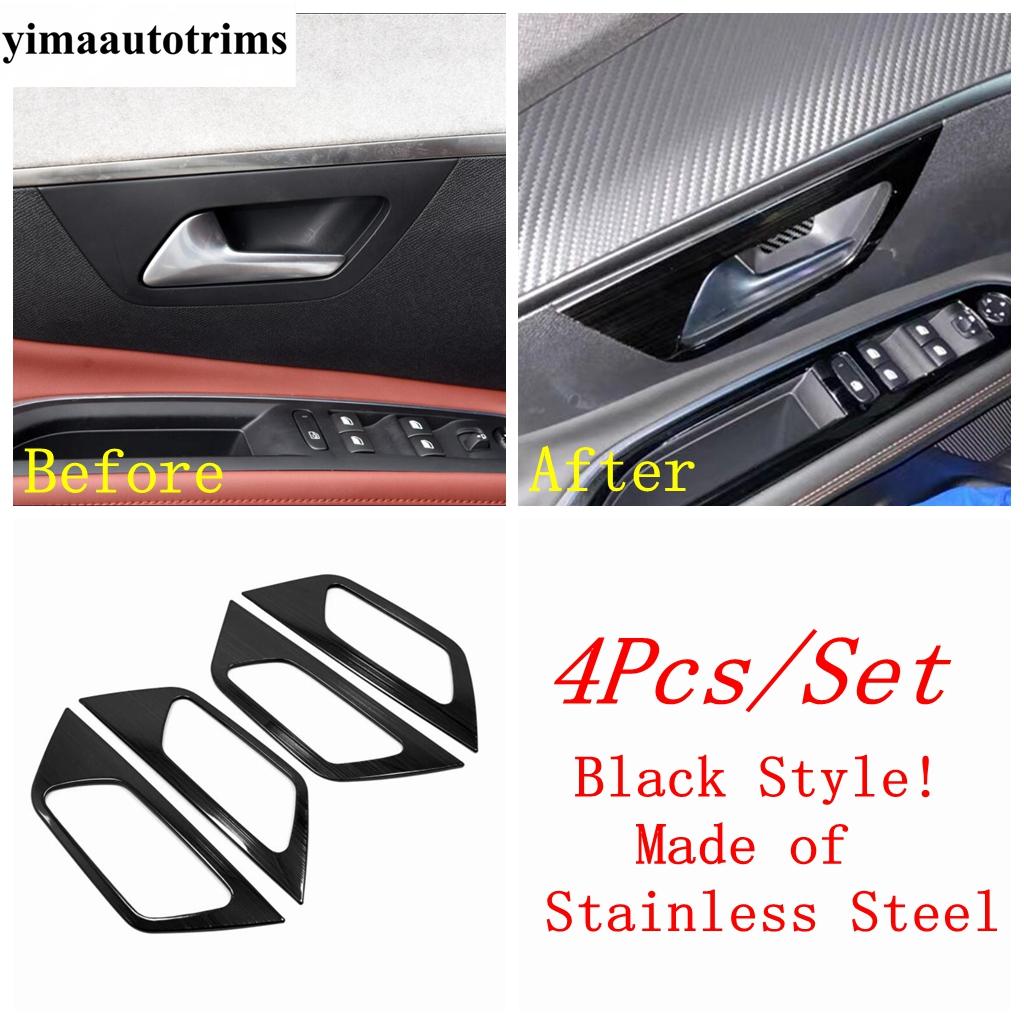 Water Cup Panel / Door Speaker / Handle Bowl / Glove Box Cover Trim For Peugeot 3008 5008 GT 2017 - Accessories Interior