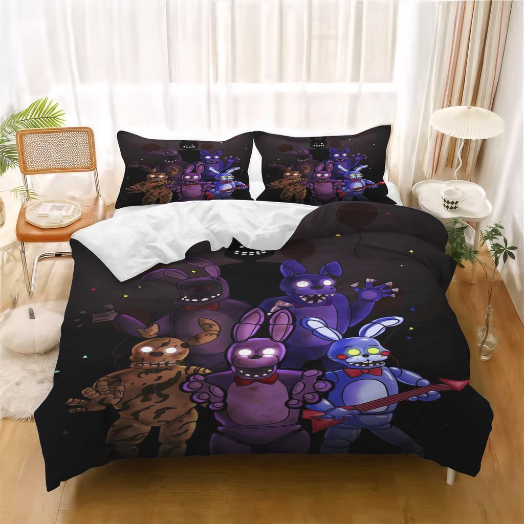 Baby Cartoon Duvet Cover Freddie's Midnight Children's Bedroom Set Quilt Covers Kids Bedding Set Holiday Gifts