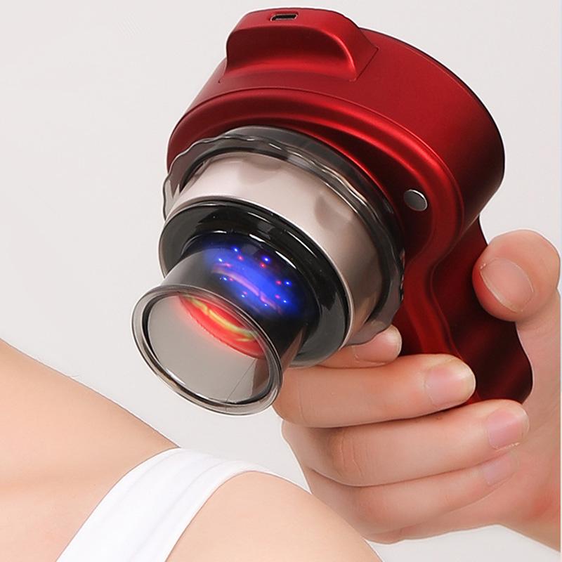 Intelligent Electric Cupping Machine 12 Level Pressure Massage Body Scraping with 5 Cups Multifunctional